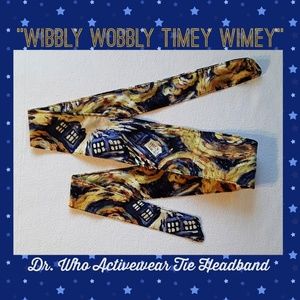 DoctorWho Tie Headband